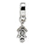 Cuckoo Clock Charm Dangle Bead in Sterling Silver