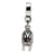 Chair Charm Dangle Bead in Sterling Silver