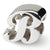 Sterling Silver Letter B Script Bead Charm hide-image