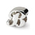 Letter B Script Charm Bead in Sterling Silver