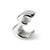 Letter E Script Charm Bead in Sterling Silver
