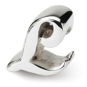 Sterling Silver Letter L Script Bead Charm hide-image