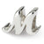 Sterling Silver Letter M Script Bead Charm hide-image