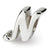 Sterling Silver Letter N Script Bead Charm hide-image