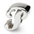 Sterling Silver Letter P Script Bead Charm hide-image