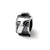 Letter T Message Charm Bead in Sterling Silver