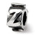 Sterling Silver Letter Z Message Bead Charm hide-image
