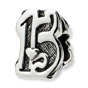 Sterling silver Sweet 15 Bead Charm hide-image