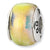 Sterling Silver Orange Dichroic Glass Bead Charm hide-image