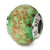 Sterling Silver Green/Gold Italian Murano Bead Charm hide-image
