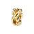 Scroll Bali Charm Bead in 14k Yellow Gold