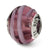 Purple/Pink Italian Murano Charm Bead in Sterling Silver