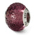 Sterling Silver Purple Italian Murano Bead Charm hide-image