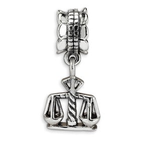 Sterling Silver Justice Dangle Bead Charm hide-image