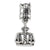 Justice Charm Dangle Bead in Sterling Silver