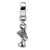 Nefertiti Charm Dangle Bead in Sterling Silver