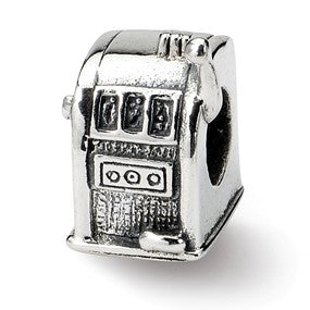 Sterling Silver Slot Machine Bead Charm hide-image