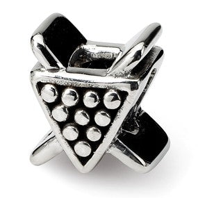 Sterling Silver Pool Balls and Cues Bead Charm hide-image