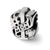 Number 1 Mom Charm Bead in Sterling Silver