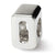 Sterling Silver Numeral 0 Bead Charm hide-image