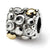 Sterling Silver & Gold Plated Dots Bali Bead Charm hide-image