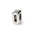 Kids Number 0 Charm Bead in Sterling Silver