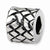 Sterling Silver Basket Weave Bali Bead Charm hide-image