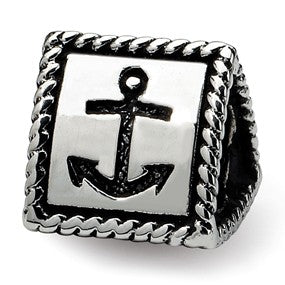 Sterling Silver Faith, Hope, Love Trilogy Bead Charm hide-image
