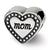 Sterling Silver Mom Heart Bead Charm hide-image