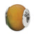 Sterling Silver Yellow-Green Agate Stone Bead Charm hide-image