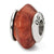 Sterling Silver Bamboo Coral Stone Bead Charm hide-image