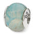 Sterling Silver Light Blue Cracked Agate Stone Bead Charm hide-image