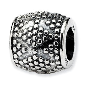 Sterling Silver Dots Bali Bead Charm hide-image