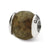 Labradorite Stone Charm Bead in Sterling Silver