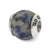 Sodalite Stone Charm Bead in Sterling Silver
