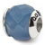 Sterling Silver Blue Quartz Stone Bead Charm hide-image