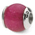 Sterling Silver Fuschia Quartz Stone Bead Charm hide-image