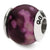 Sterling Silver Purple Magnesite Stone Bead Charm hide-image