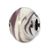 Lavender/White Italian Murano Charm Bead in Sterling Silver