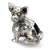 Sterling Silver Chihuahua Bead Charm hide-image