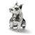 Sterling Silver Doberman Pinscher Bead Charm hide-image