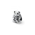 Teddy Bear Charm Bead in Sterling Silver