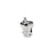 Cocktail Drink Charm Bead in Sterling Silver