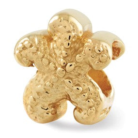 Gold Plated Starfish Bead Charm hide-image