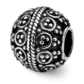 Sterling Silver Artisan Bead Charm hide-image