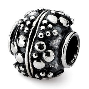 Sterling Silver Artisan Bead Charm hide-image