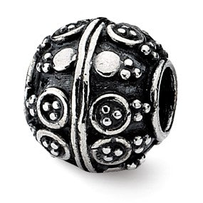 Sterling Silver Artisan Bead Charm hide-image