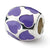 Sterling Silver Purple Enameled Hearts Bead Charm hide-image
