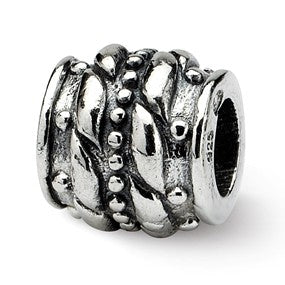 Sterling Silver Bali Bead Charm hide-image