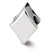 Sterling Silver Diamond Shape Bead Charm hide-image